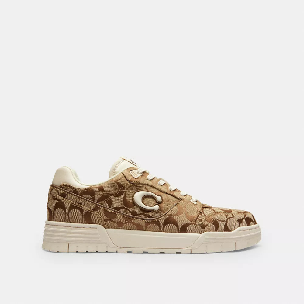 Soho Sneaker In Signature Sateen Jacquard - Chalk Multi