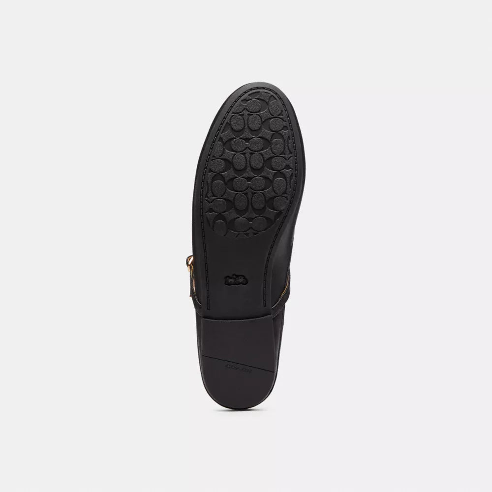 Ballet Mule - Coated Canvas/Black