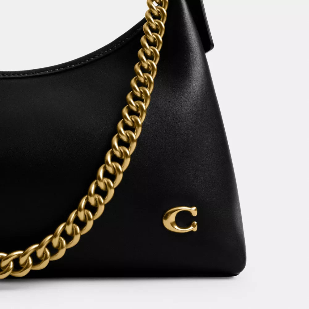 Juliet Shoulder Bag 25 - Brass/Black
