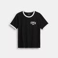 Sporty Classic 70 S T-Shirt In Organic Cotton - Black