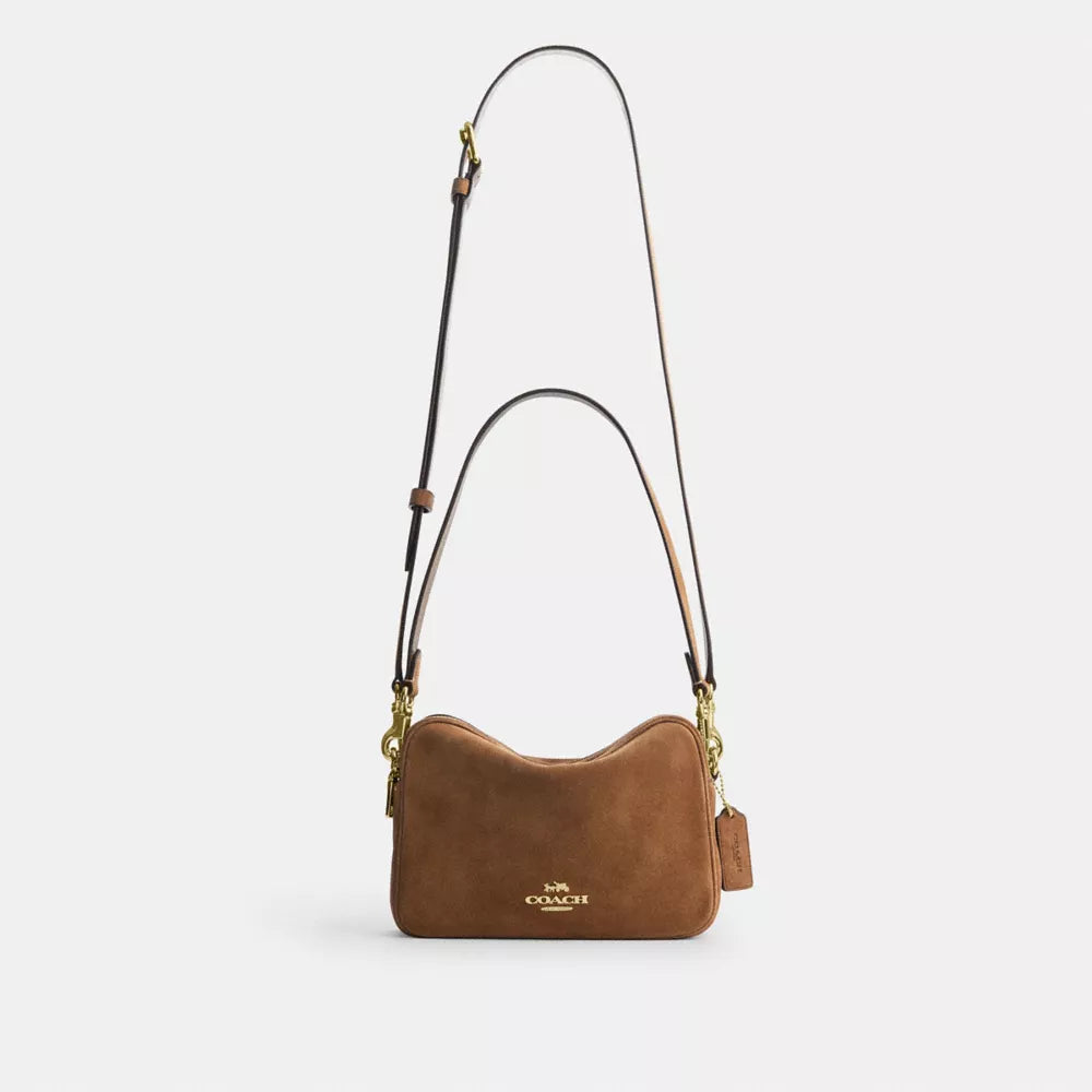 Carey Crossbody Bag - Suede/Im/Cedar