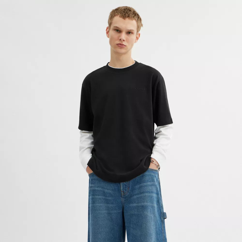 T-Shirt In Organic Cotton - Black