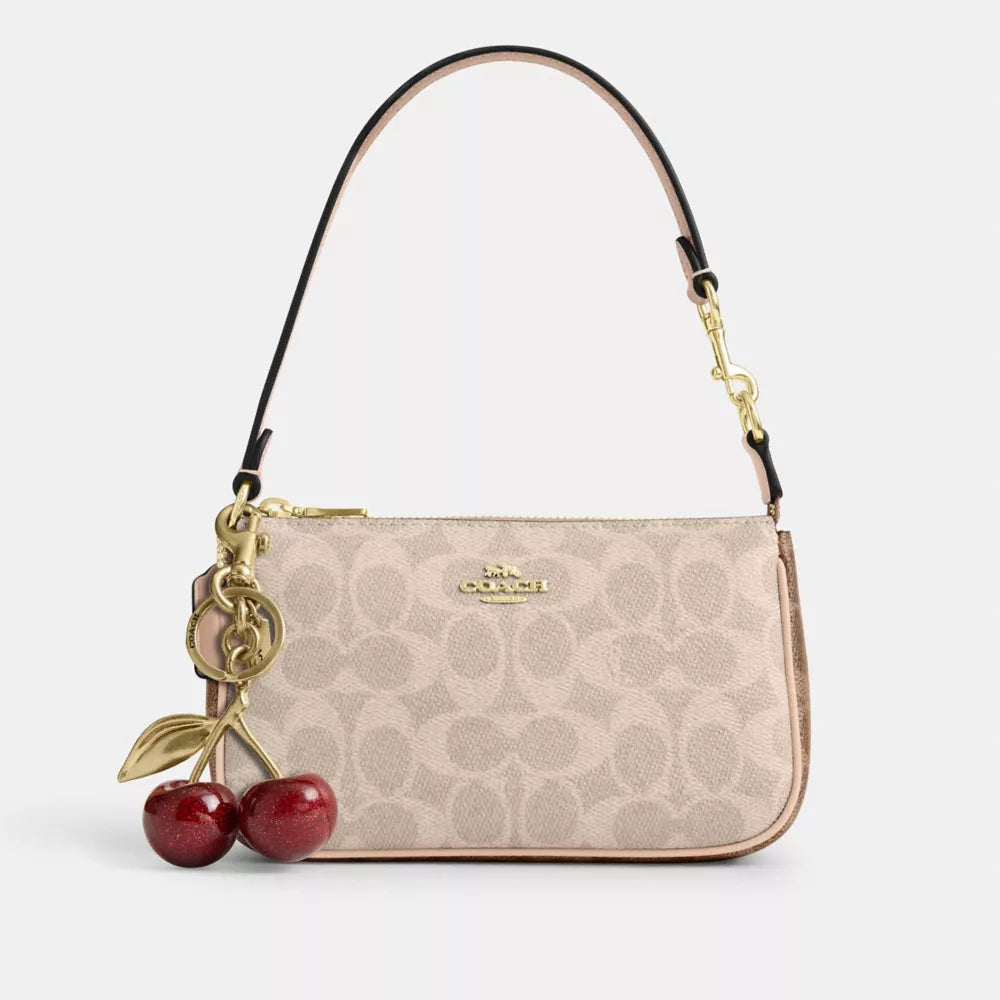 Nolita 19 In Blocked Signature Canvas - Gold/Sand/Tan