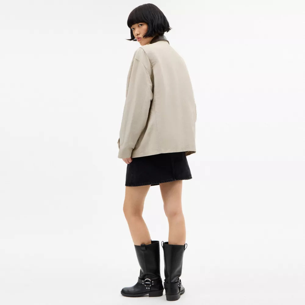 Waxed Country Jacket - Stone