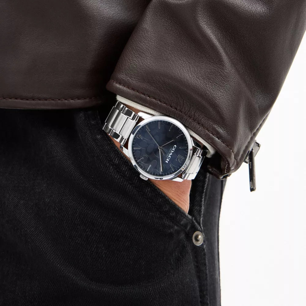 Keane Watch Gift Set, 39MM - Stainless Steel/ Saddle