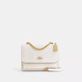 Klare Crossbody Bag In Signature Canvas - Signature Canvas/Gold/White/Chalk