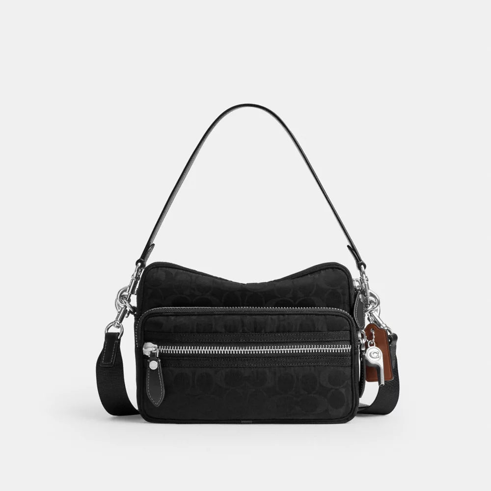 Dakota Crossbody Bag In Signature Nylon - Black