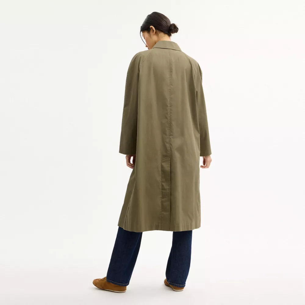 Lightweight Trench Coat - Ash