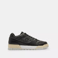 Soho Sneaker With Signature Canvas - Charcoal/Black