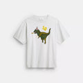 Rexy 10th Birthday Relaxed T-Shirt In Organic Cotton - Heather Grey