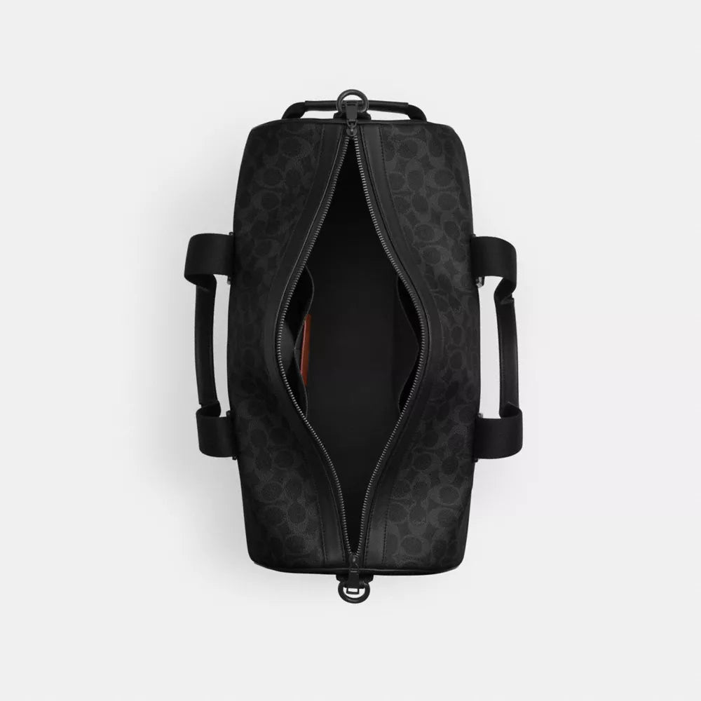 Explorer Duffle Bag 45 In Signature Canvas - Signature Canvas/Matte Black/Black Signature