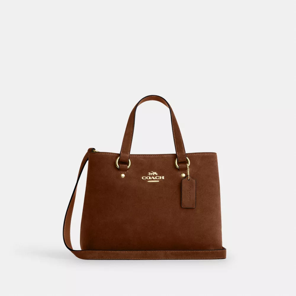 Station Carryall Bag - Suede/Gold/Warm Brown