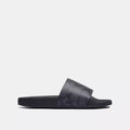 Udele Sport Slide In Signature Canvas - Charcoal/Black