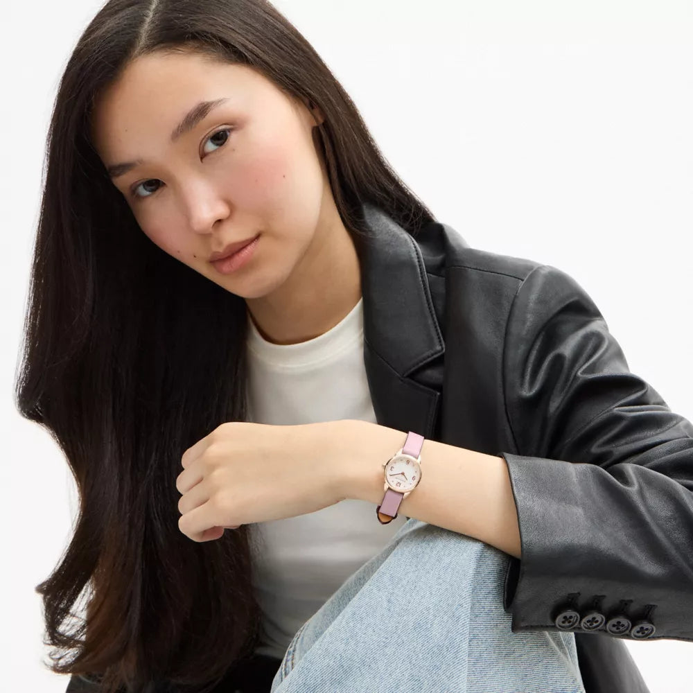 Mini Olivia Watch, 22MM - Pink