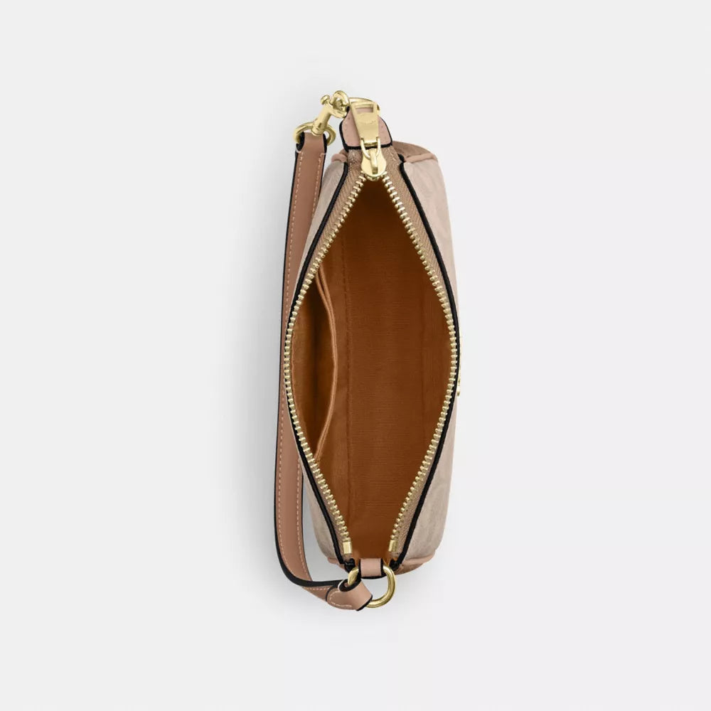Nolita 19 In Blocked Signature Canvas - Gold/Sand/Tan