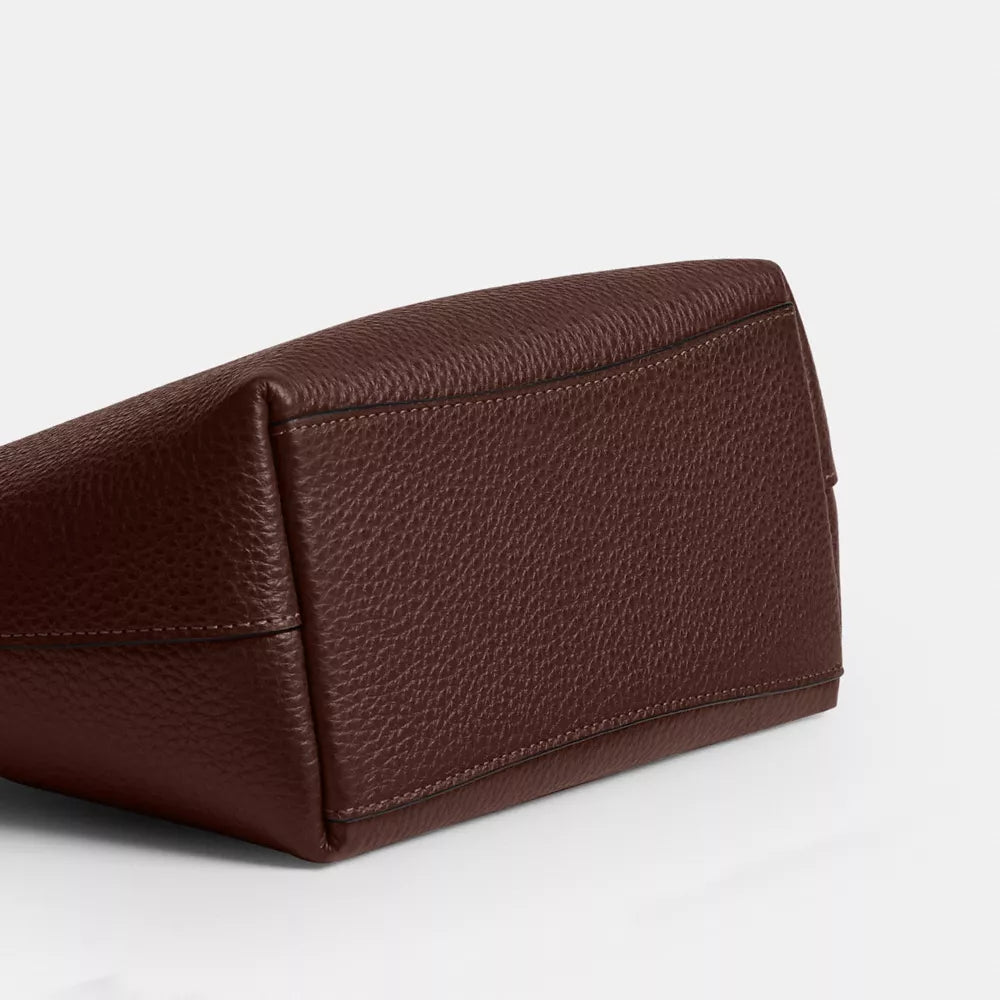 City Mini Tote Bag - Pebbled Leather/Gold/Maple