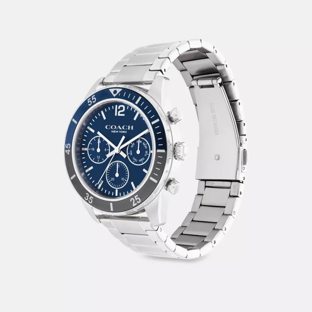 Cole Watch, 44MM - Stainless Steel