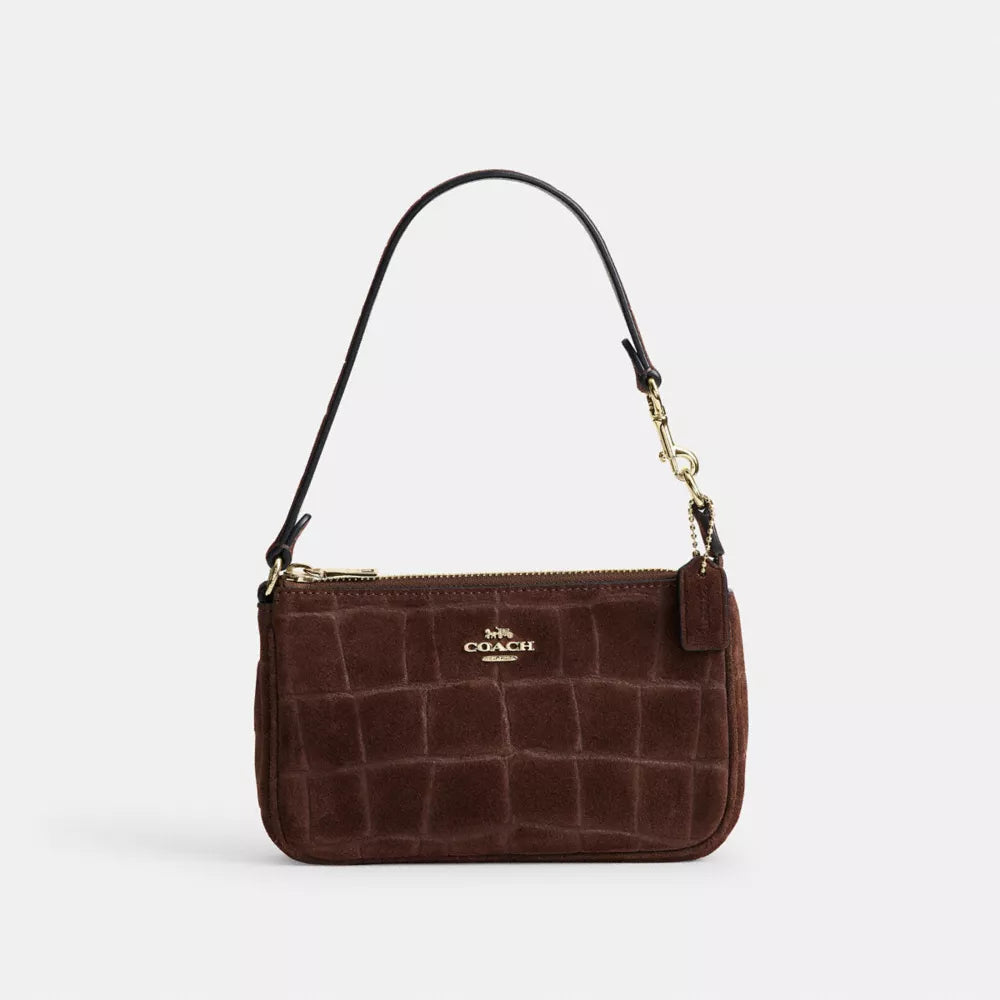 Nolita 19 - Embossed Crocodile/Gold/Maple