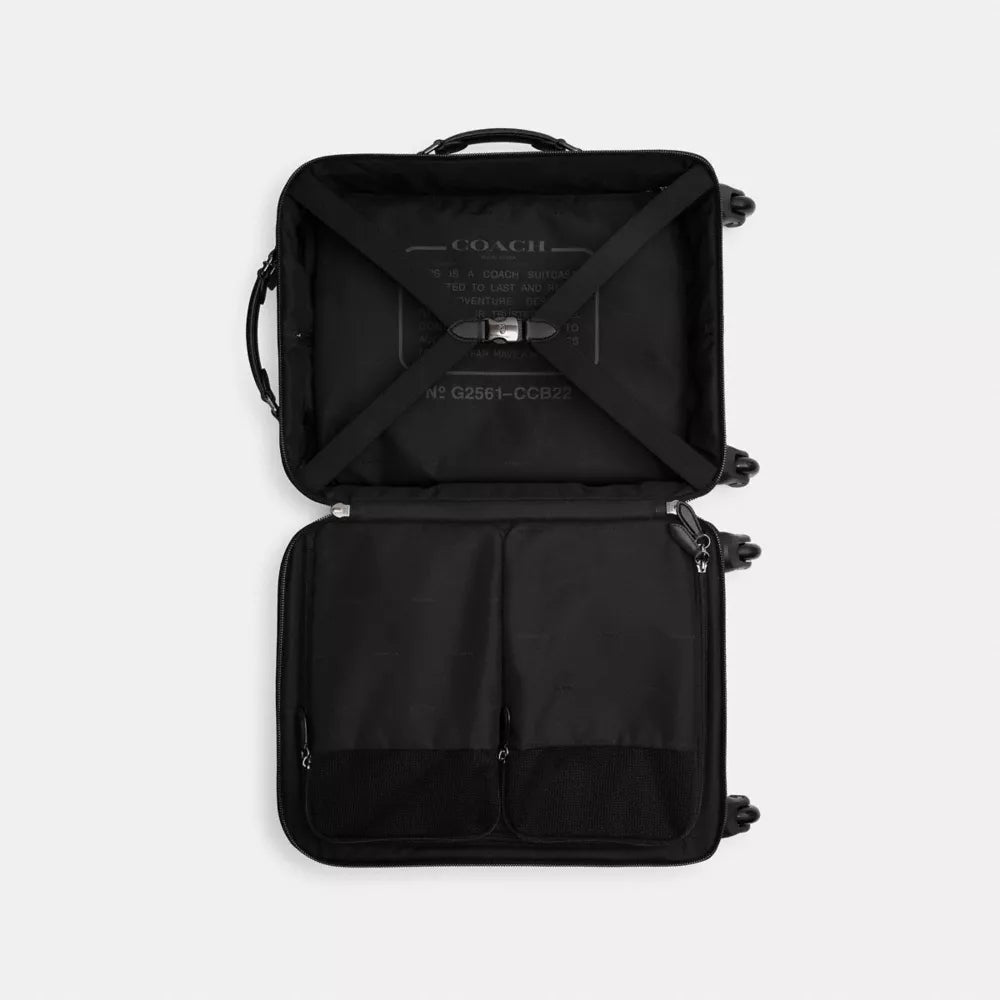 Wheeled Carry On In Signature Canvas - Signature Canvas/Charcoal
