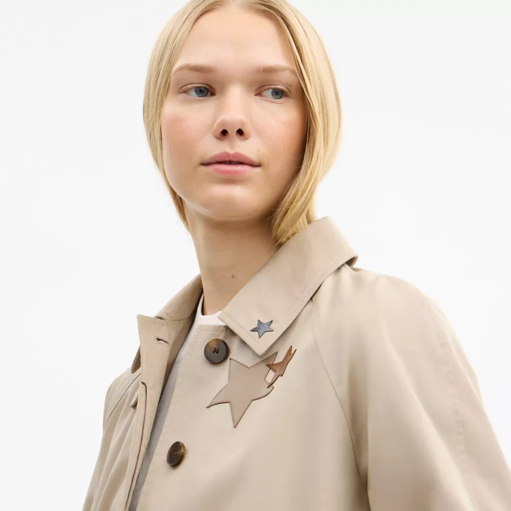 Appliquﾨﾦ Balmacaan - Light Khaki