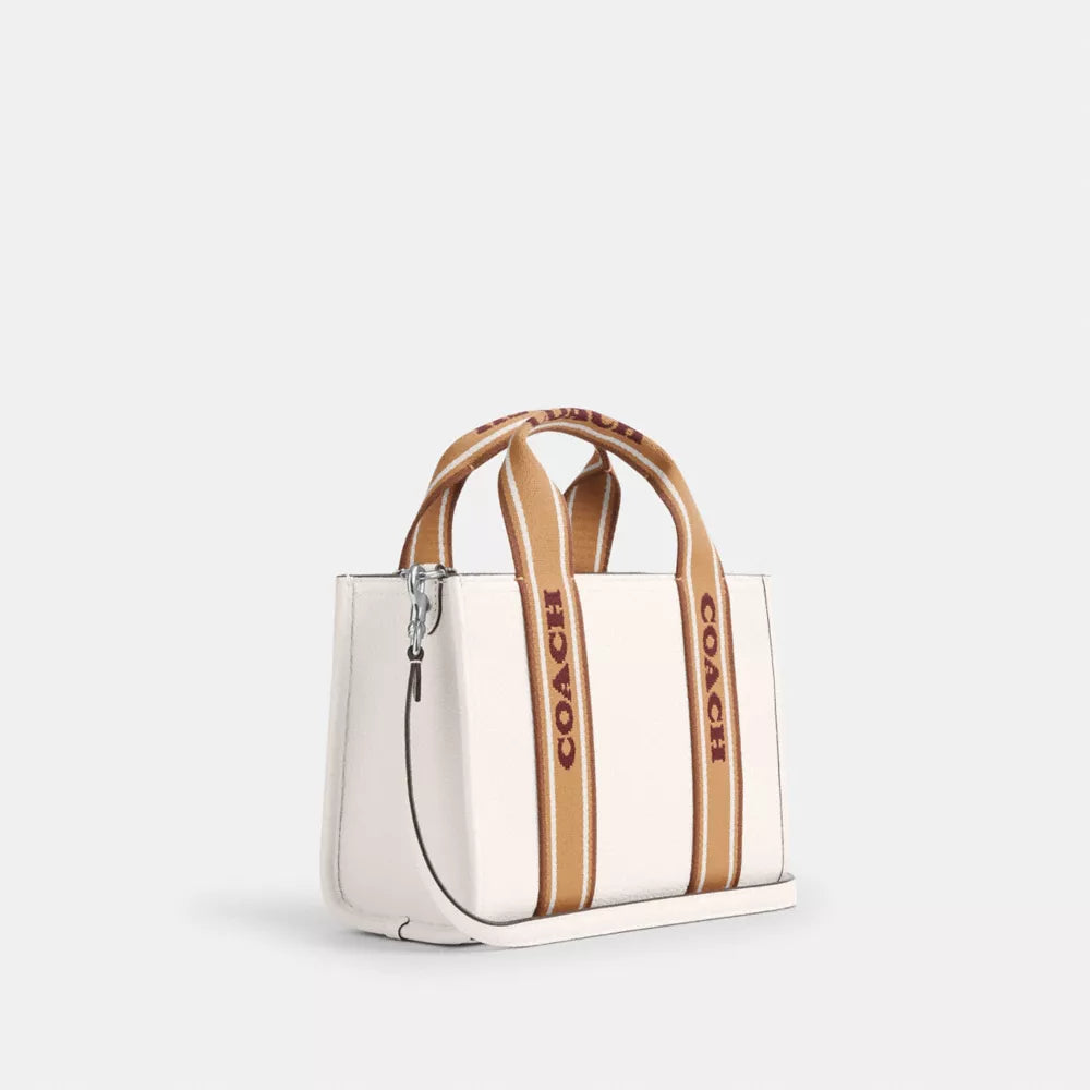 Smith Tote Bag 24 - Pebbled Leather/Silver/Chalk Multi