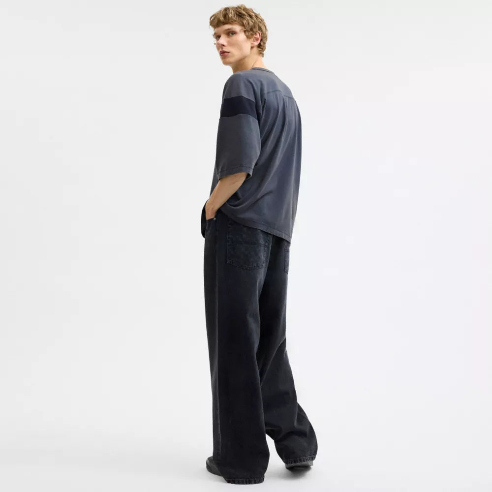 Twisted Heritage Boxy T-Shirt - Navy