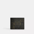 3-In-1 Wallet In Signature Camo Print - Signature Canvas/Green