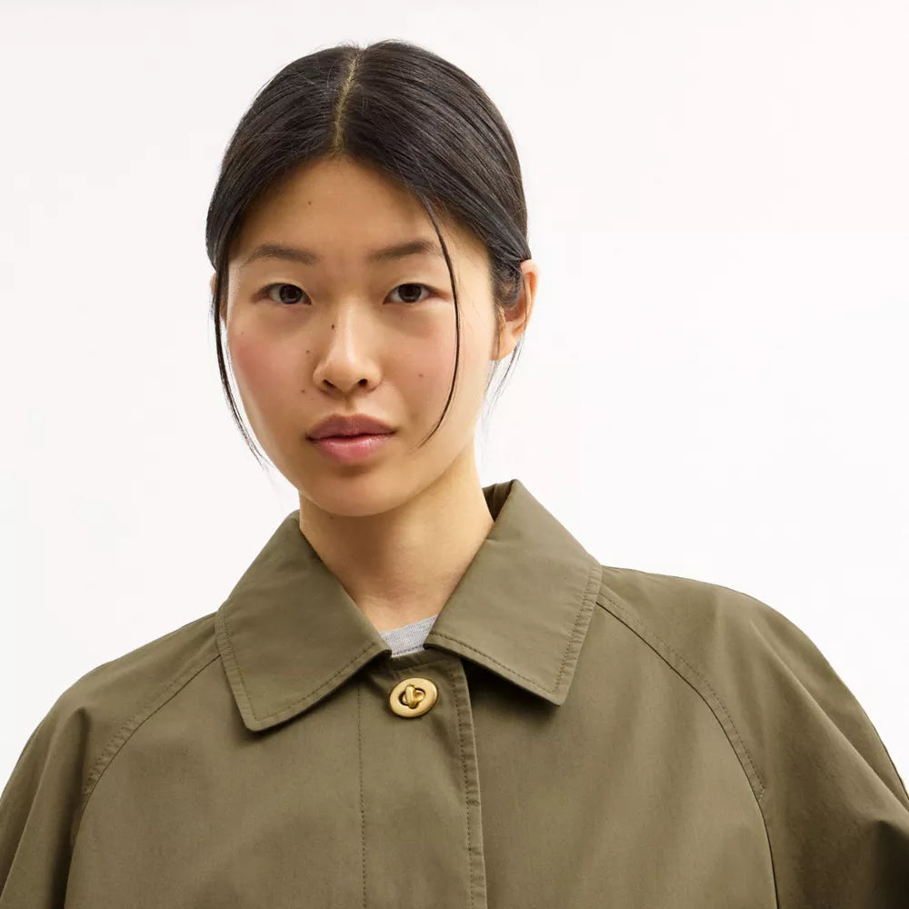 Lightweight Trench Coat - Ash