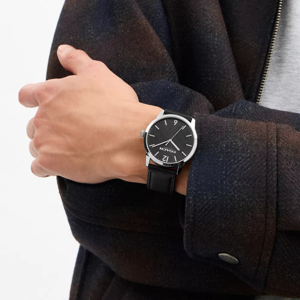 Keane Watch, 39MM - Black