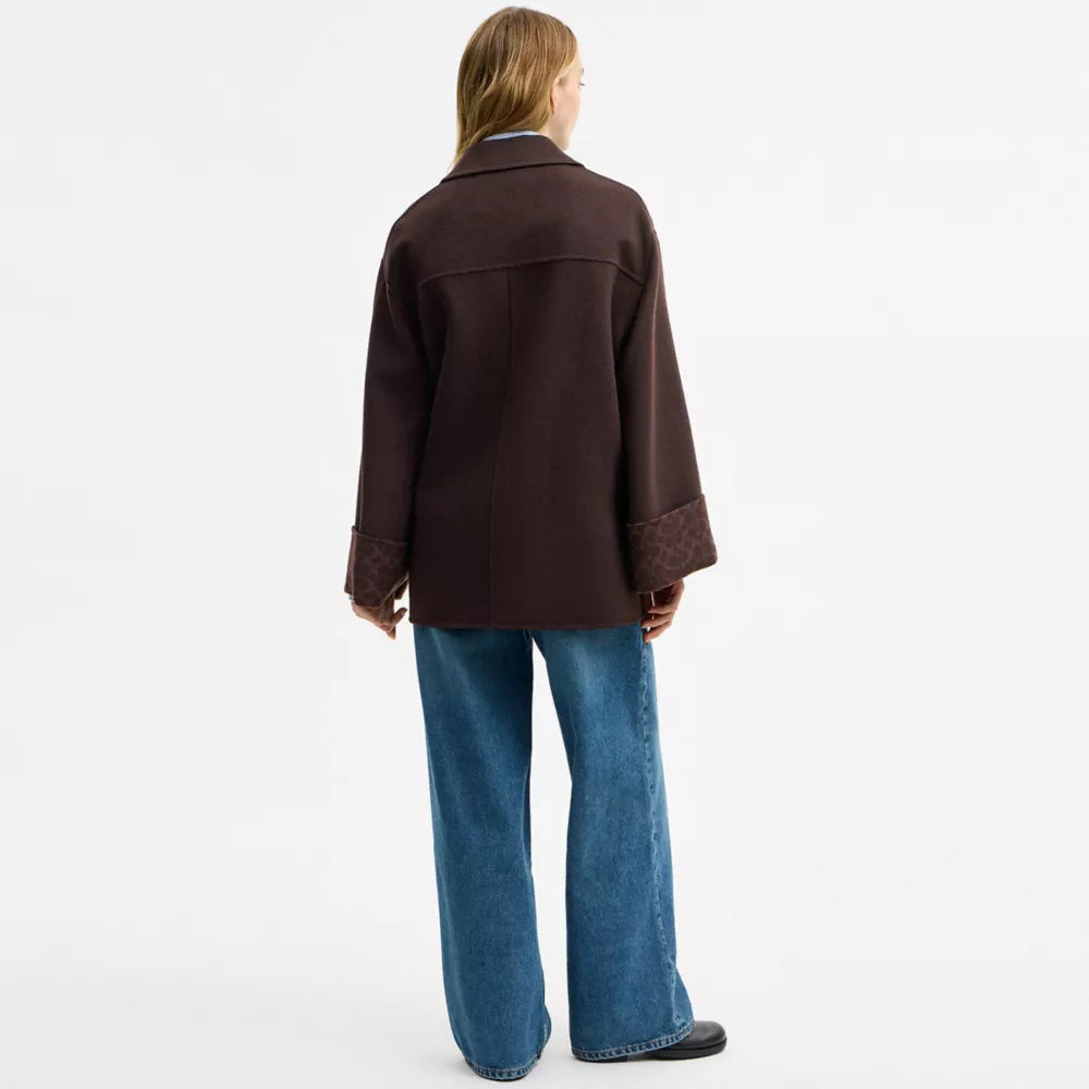 Signature Swing Coat - Cafe