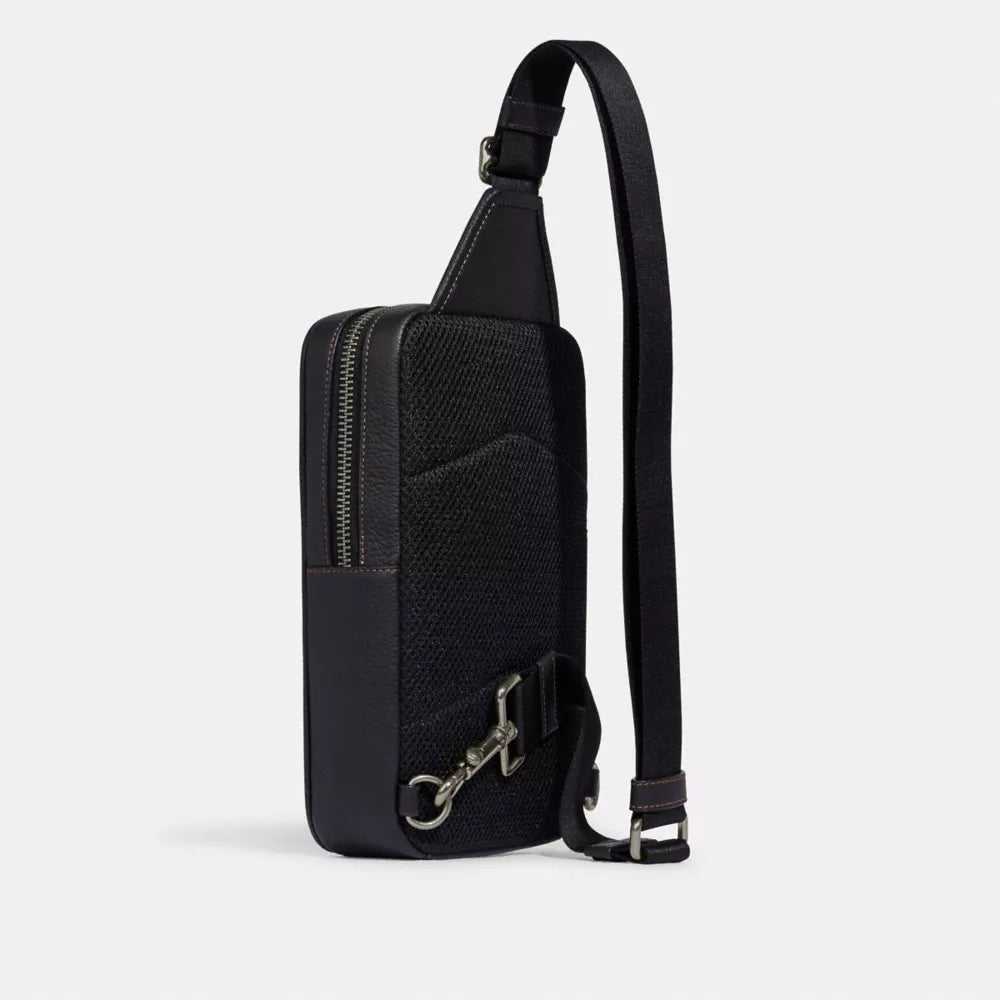 Sullivan Pack In Blocked Signature Canvas - Signature Canvas/Gunmetal/Khaki/Charcoal