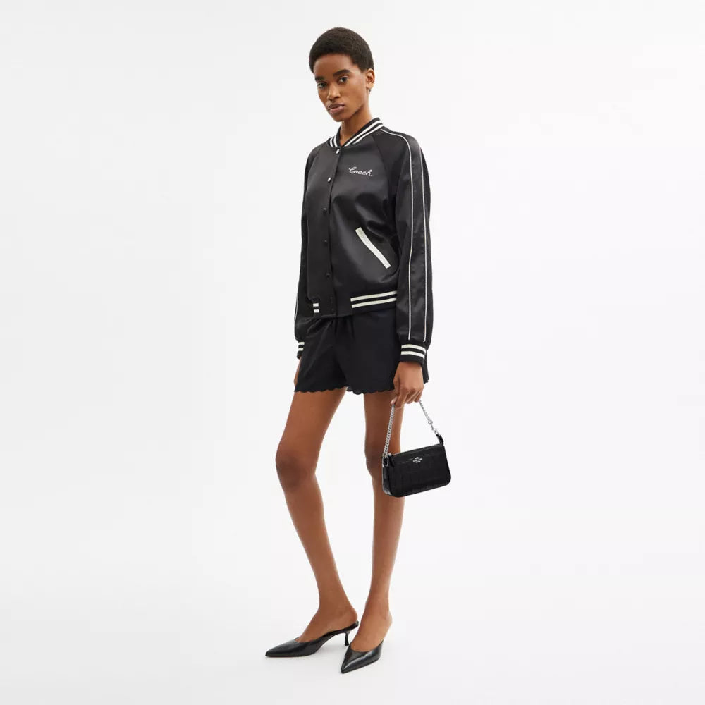 Nolita 19 - Embossed Crocodile/Silver/Black