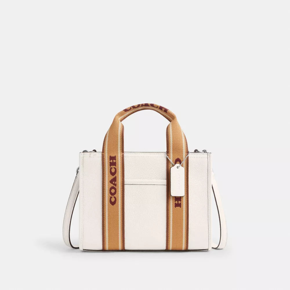 Smith Tote Bag 24 - Pebbled Leather/Silver/Chalk Multi