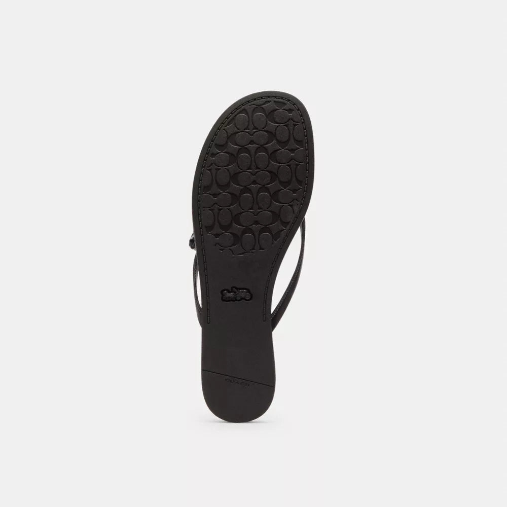 Bow Flip Flop - Black