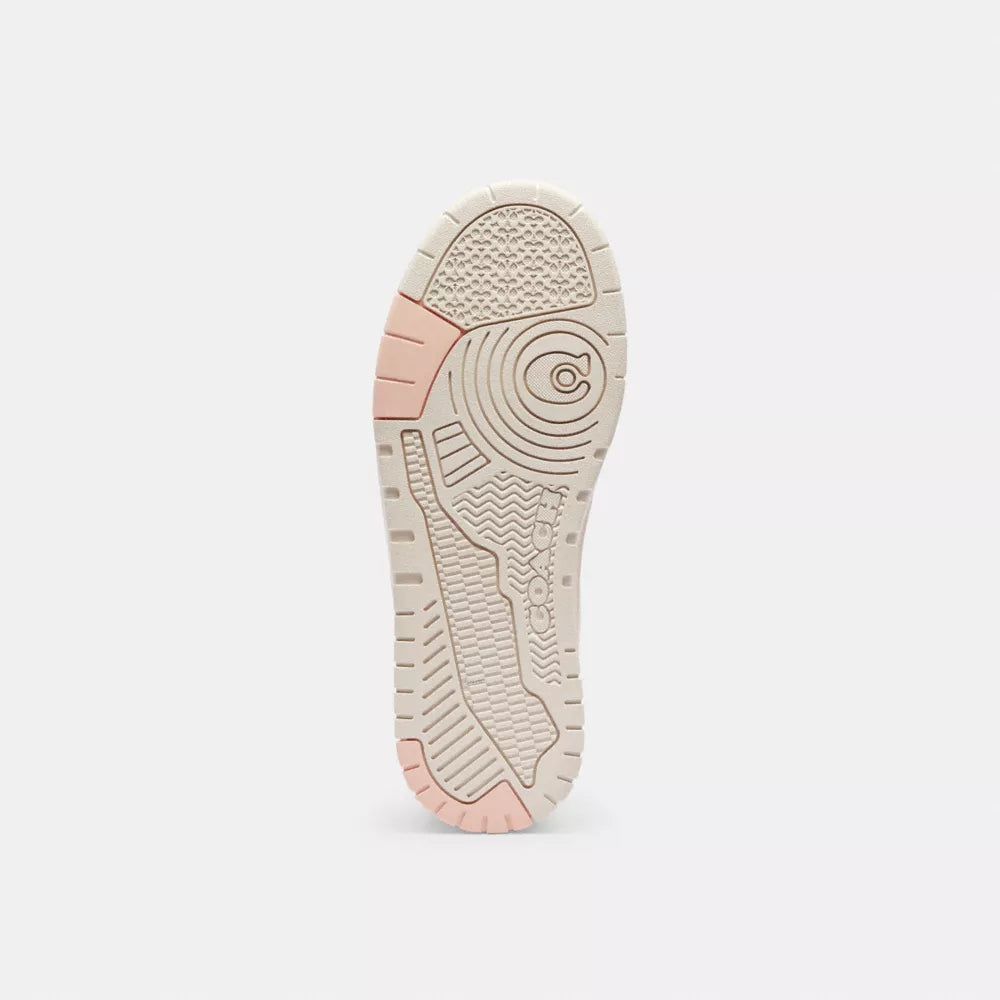Soho Sneaker With Signature Jacquard - Chalk/Dark Cherry