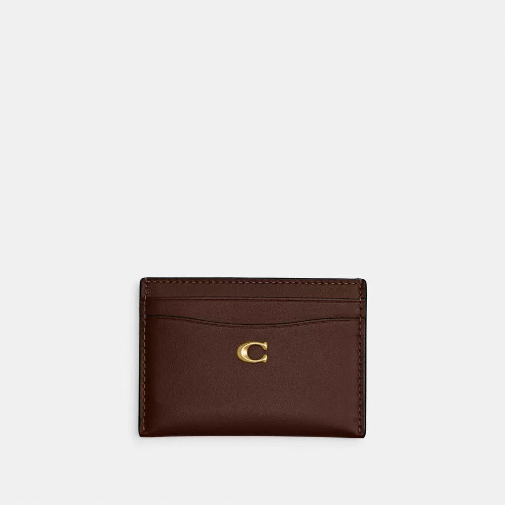 Essential Card Case - Brass/Maple