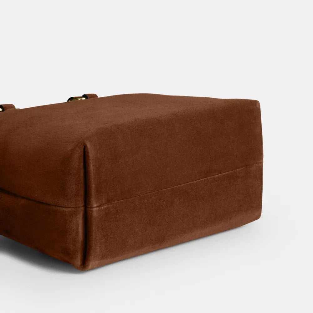 Station Carryall Bag - Suede/Gold/Warm Brown