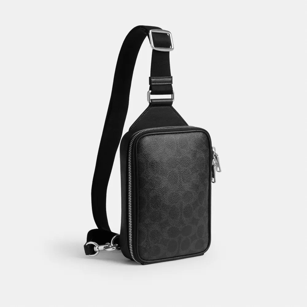 Ray Pack In Signature Canvas - Signature Canvas/Silver/Black Signature