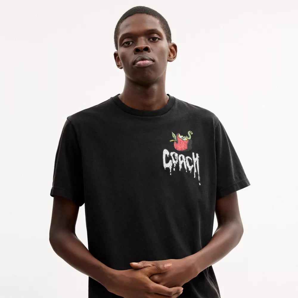 Apple Classic T-Shirt In Organic Cotton - Black