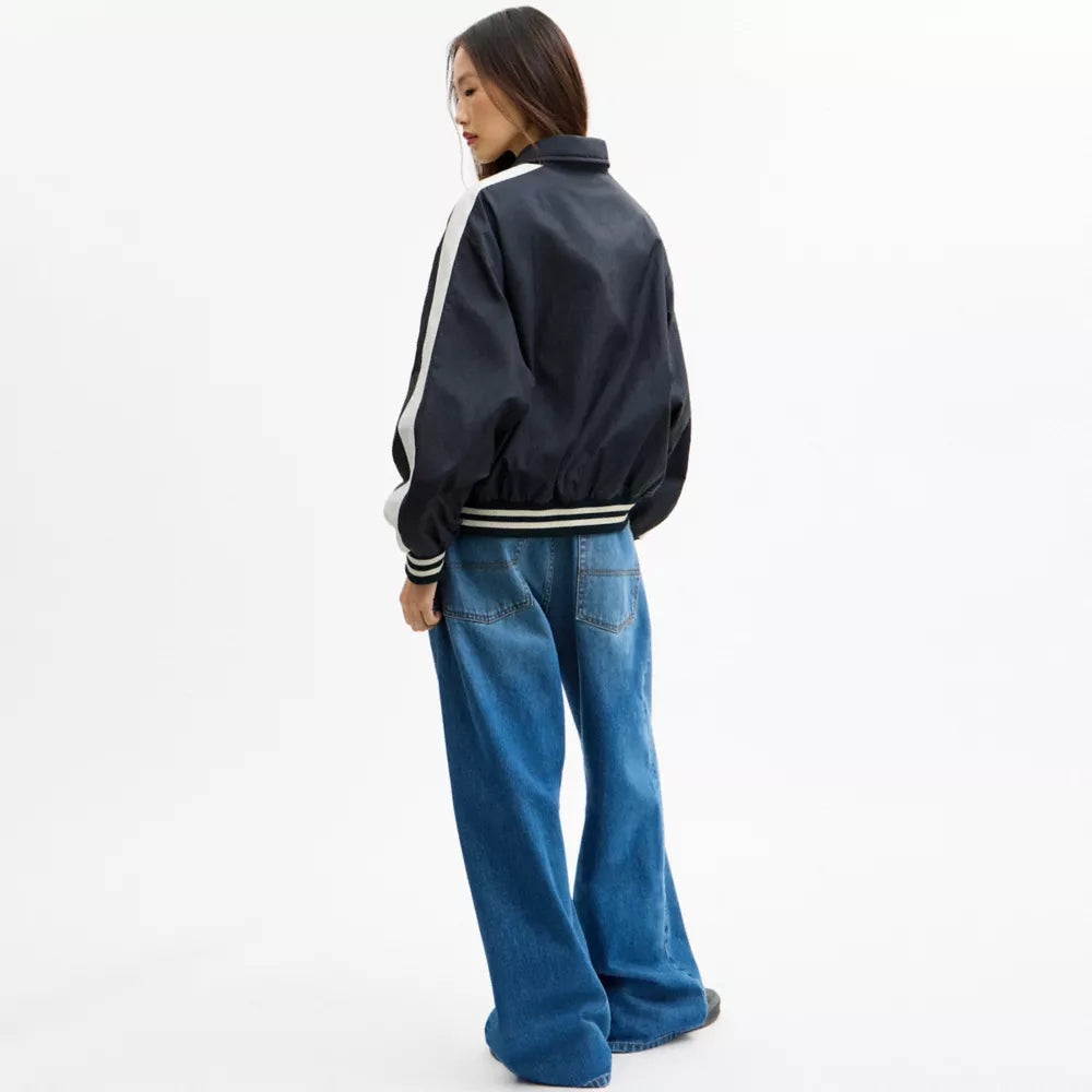Sporty Half Zip Jacket - Midnight Navy