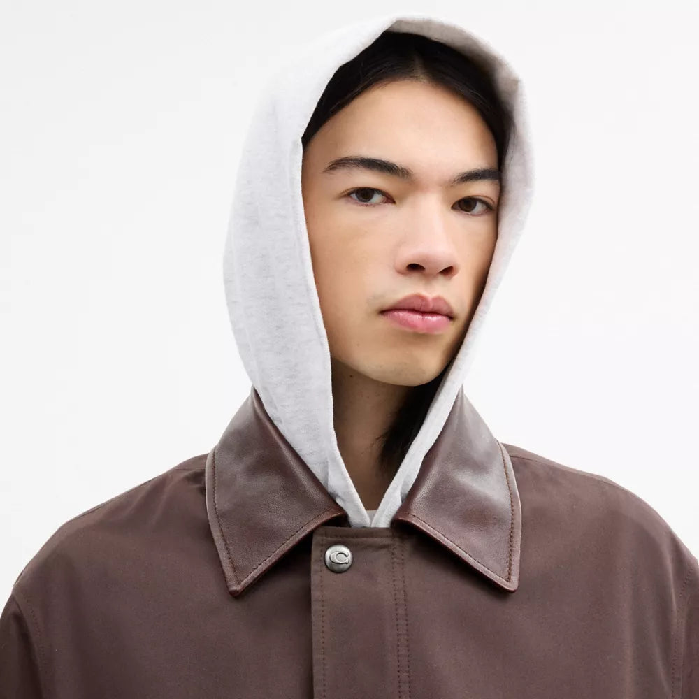 Twill Balmacaan - Dark Brown