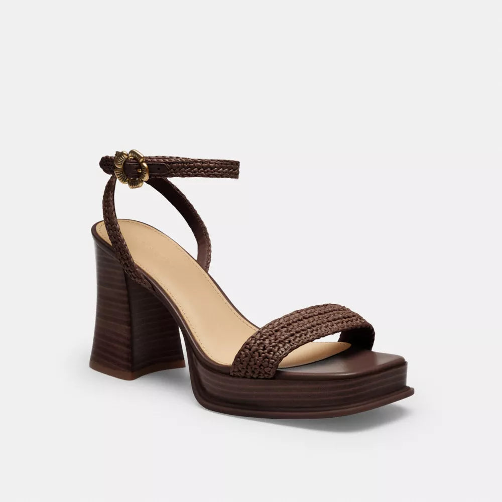 Tea Rose Platform Sandal - Maple