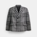 Yarn Dye Blazer - Black