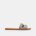 Holly Sandal With Cherries - Denim Multi