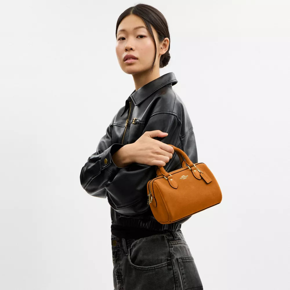 Mini Rowan Crossbody Bag - Gold/Marigold