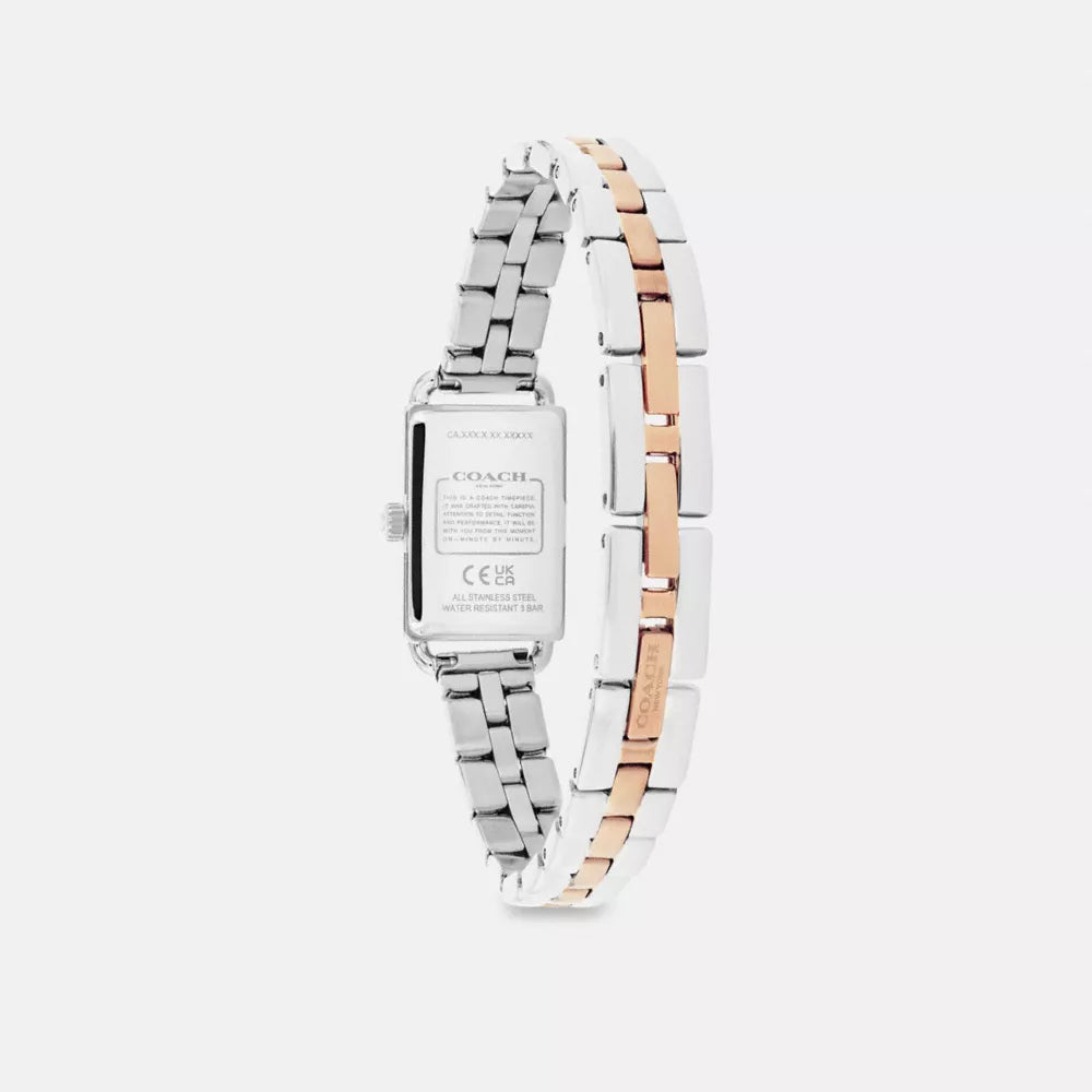 Mini Liz Watch, 17MM X 24MM - Stainless Steel/Rose Gold