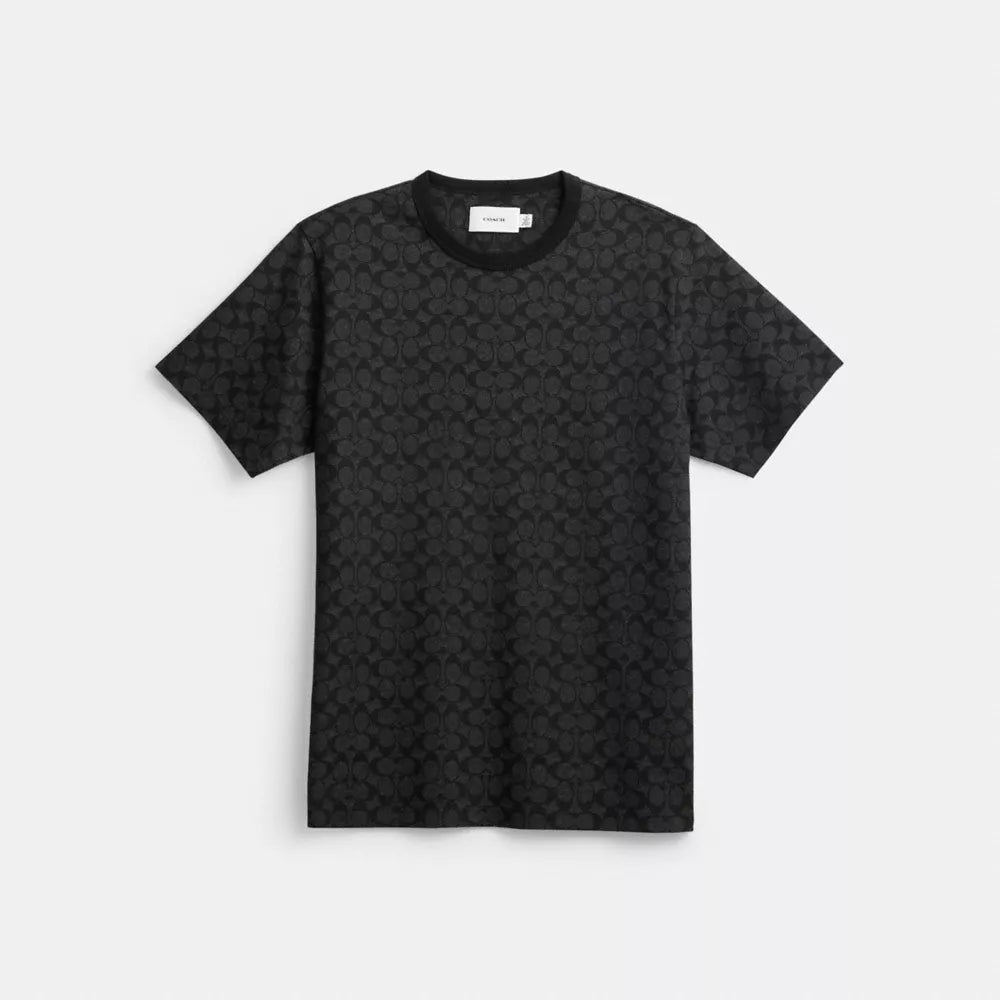 Signature T-Shirt In Organic Cotton - Charcoal Signature