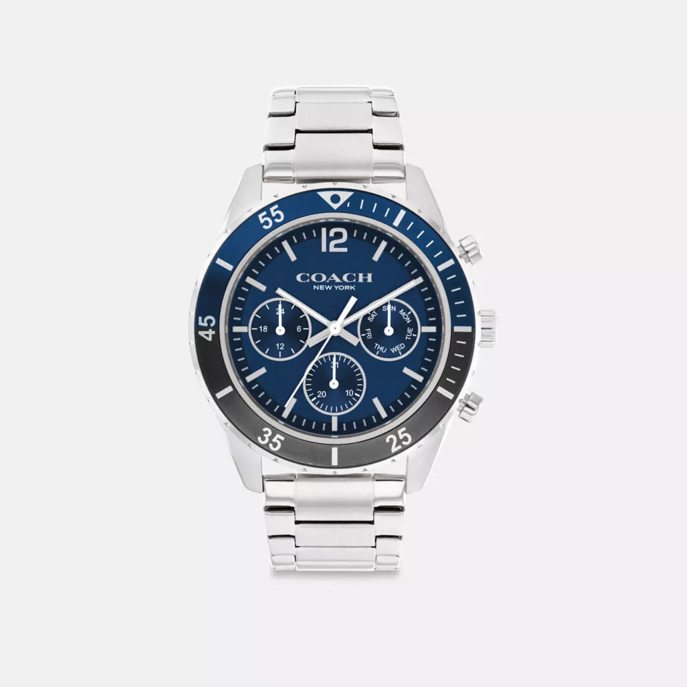 Cole Watch, 44MM - Stainless Steel