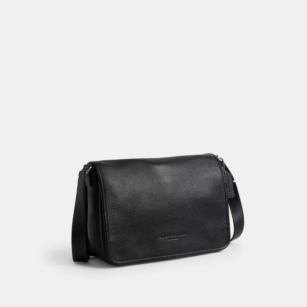 Colby Messenger Bag 32 - Silver/BLACK