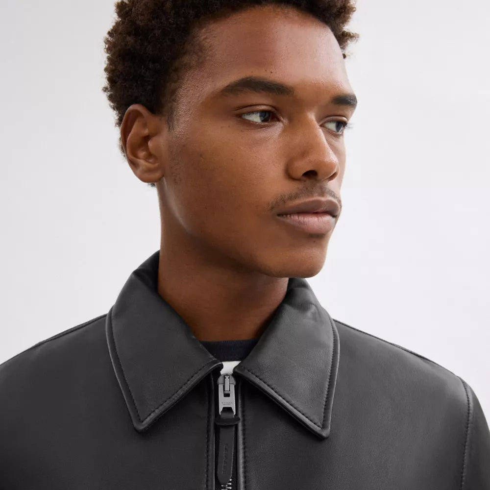 Leather Jacket - Black